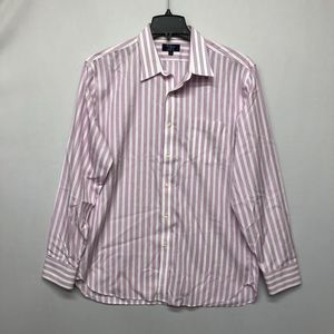 Thompson Shirtings by J Crew Men Wrinkle Free 80's 2 Ply Shirt Size XL M118 -13